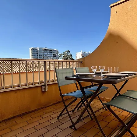 Cosy 4 Pers. A 400m De La Plage, Piscine, Terrasse, Parking Securise - Fr-1-225-807 * Argeles-sur-Mer